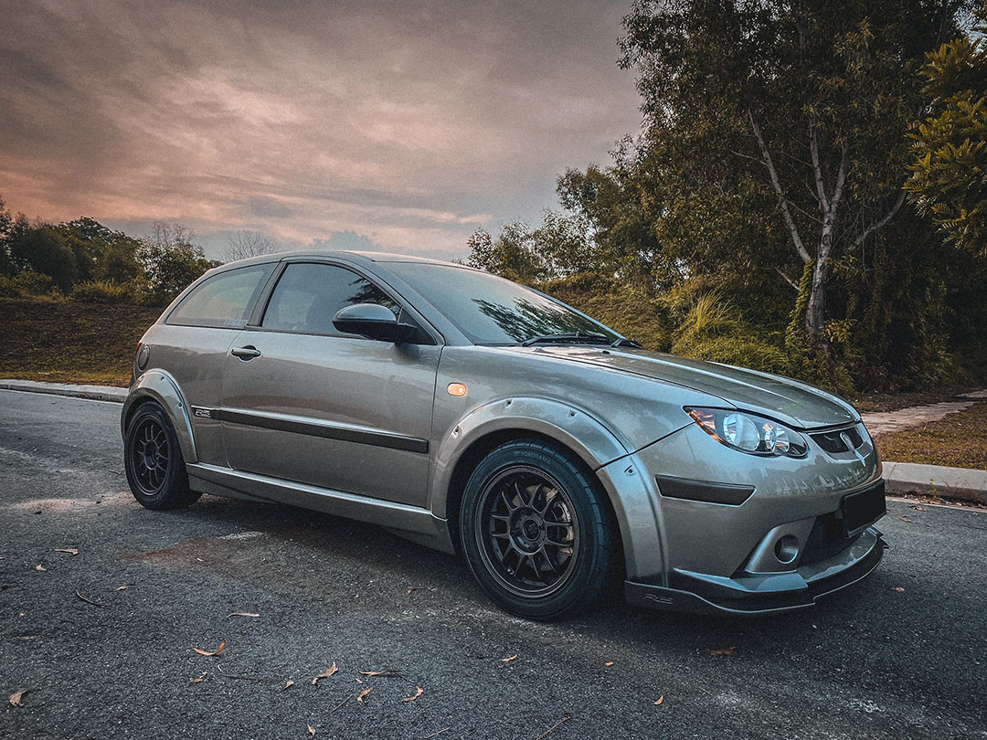 Proton Satria Neo CPS: parking lot test review 