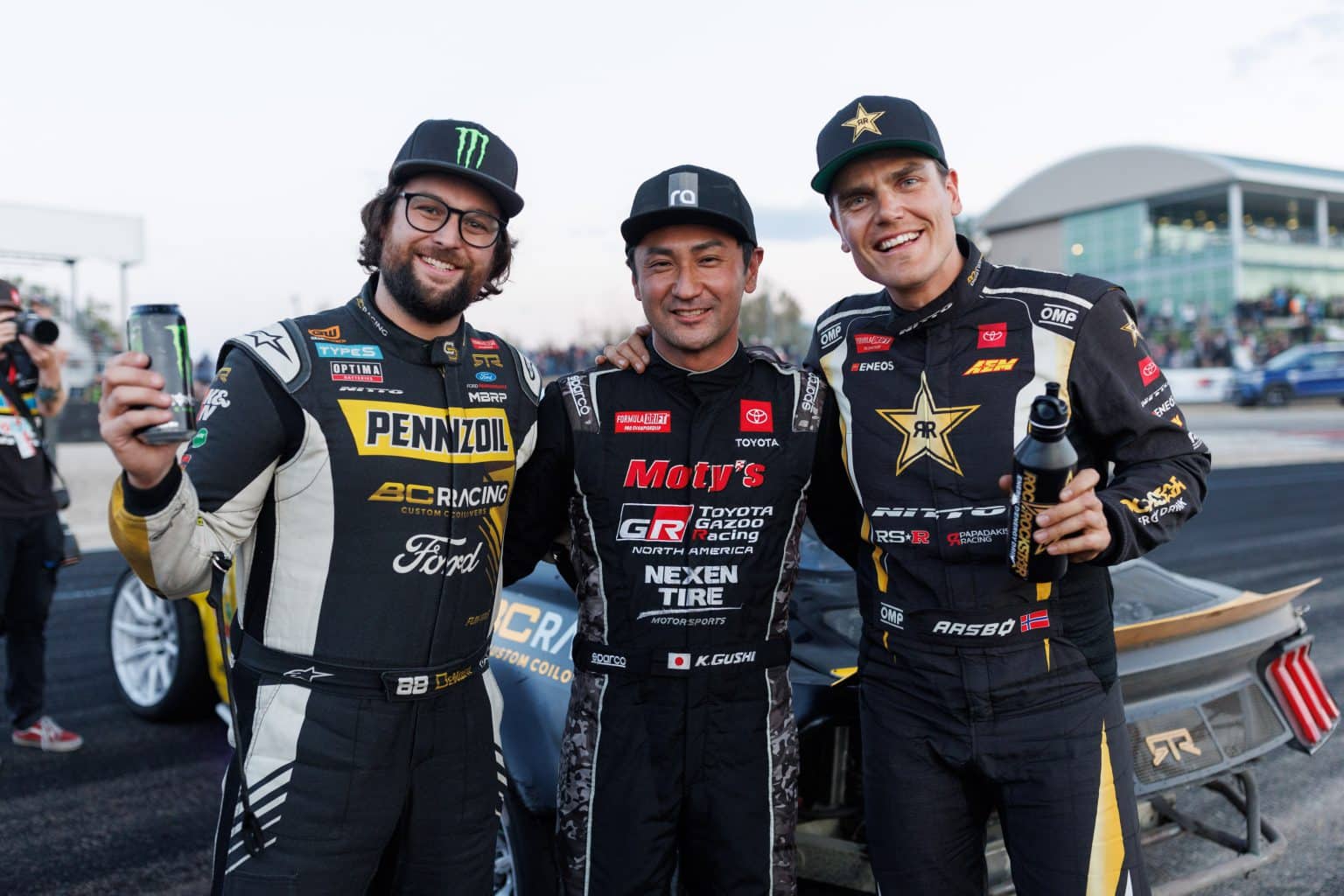 Japanese professional driver and drifter Ken Gushi and actor