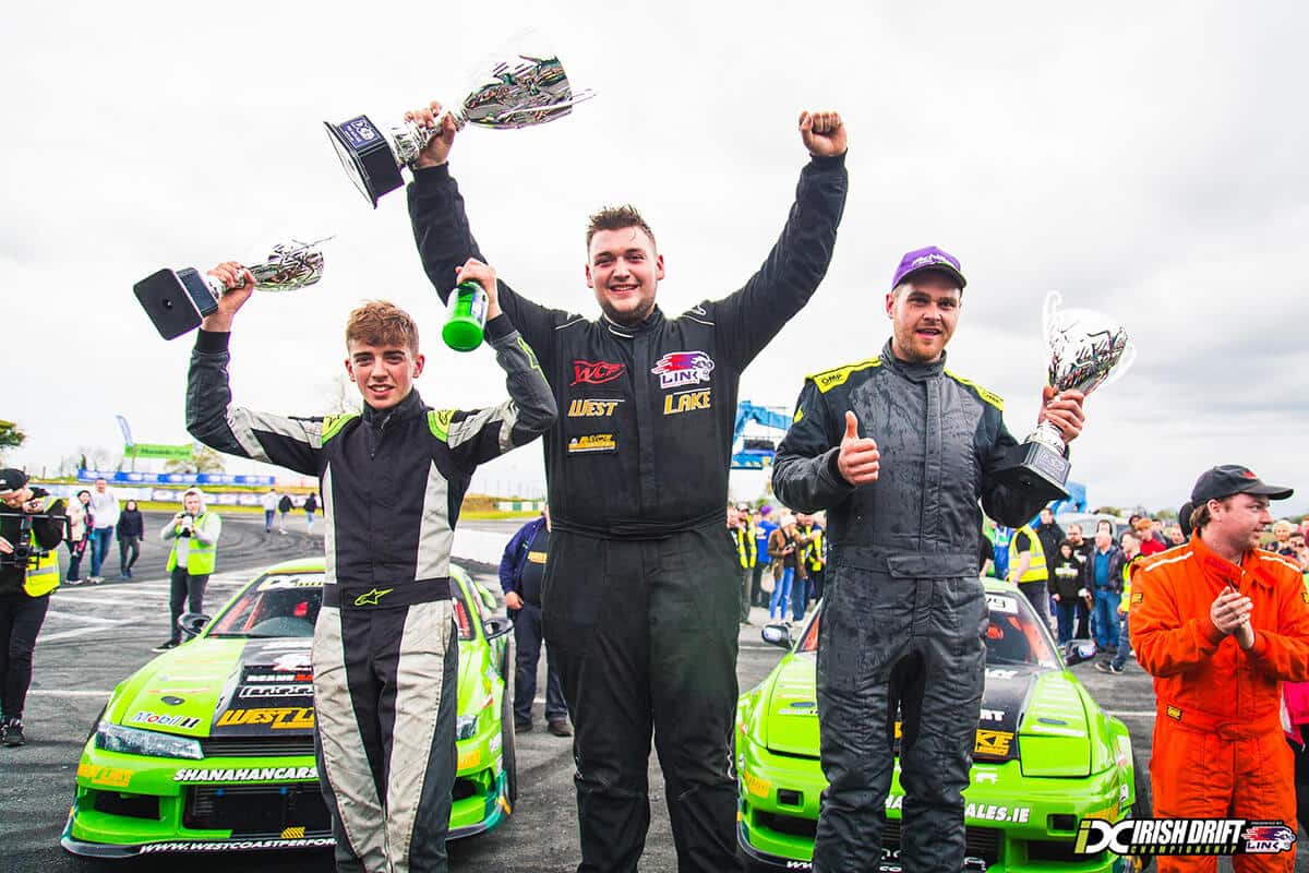 The brothers win big in the 2017 Irish Drift Championship.