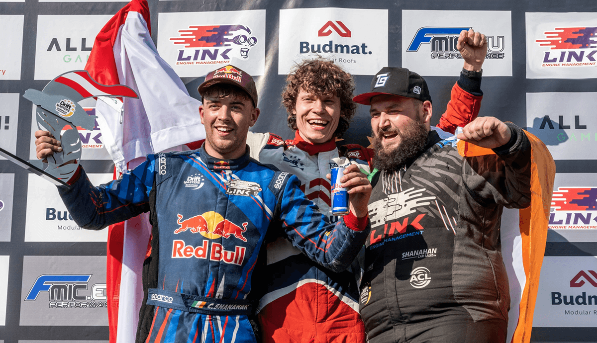 Another DMEC podium for the brothers, this time with Piotr Więcek, another LinkECU Amabssador. 
